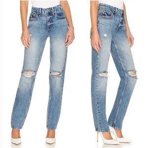 Good American Women's Straight Leg Jeans - Light Blue. Never worn! NWOT